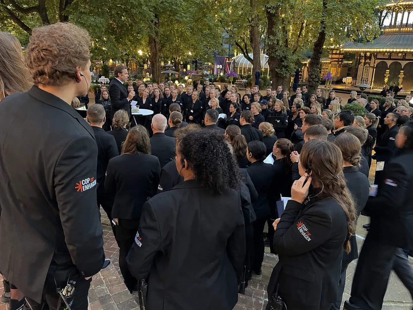 Copenhagen Staff-personale på opgave hos Tivoli Gardens