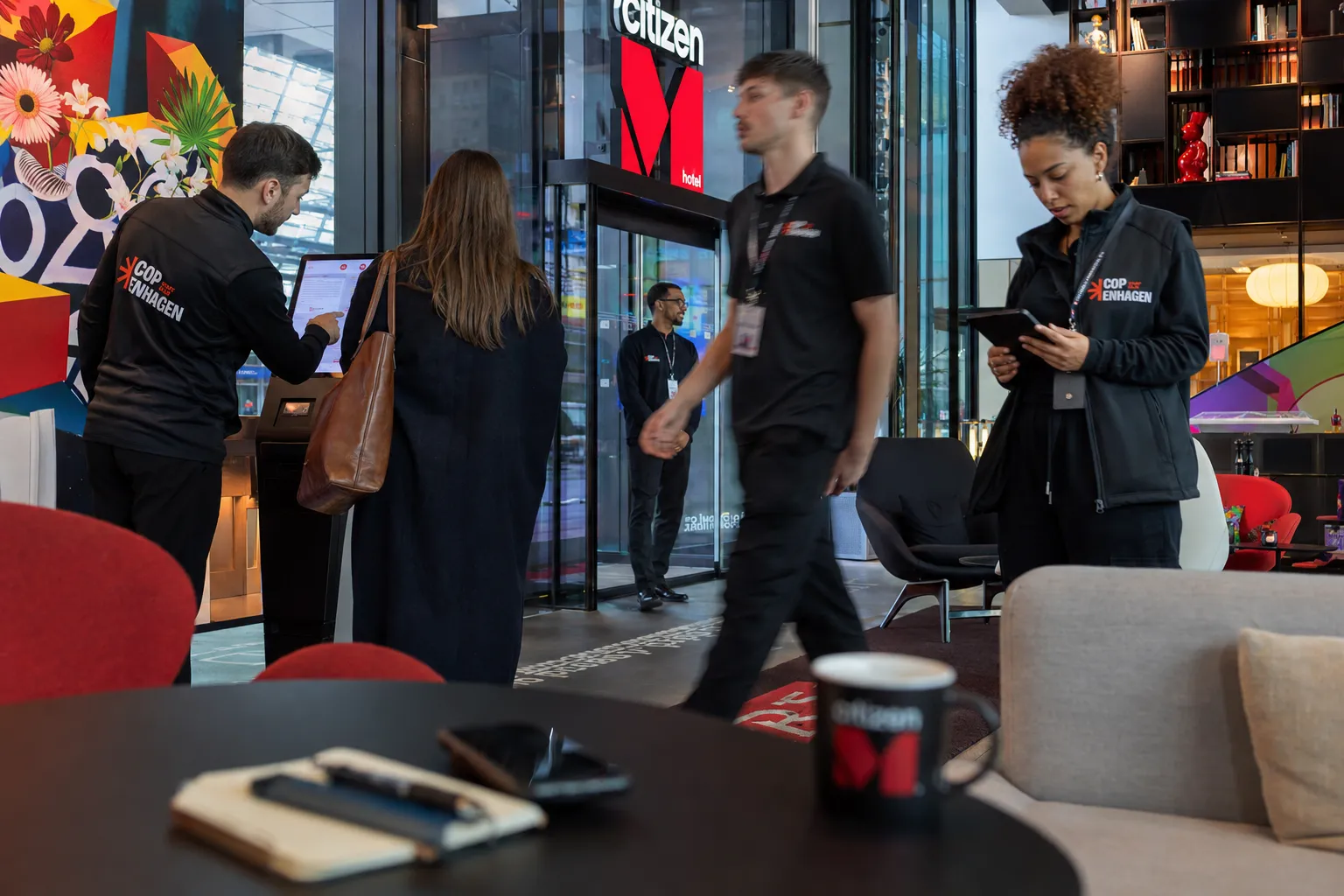 Copenhagen Staff-personale på opgave hos citizenM