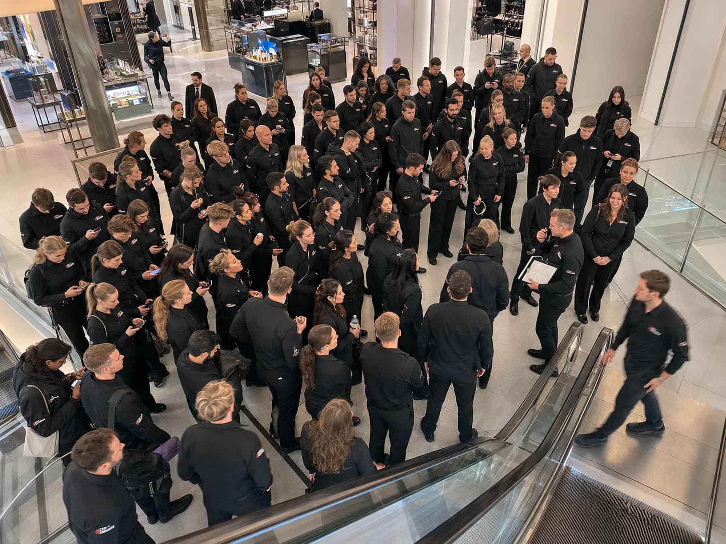 Copenhagen Staff-personale på opgave hos Magasin